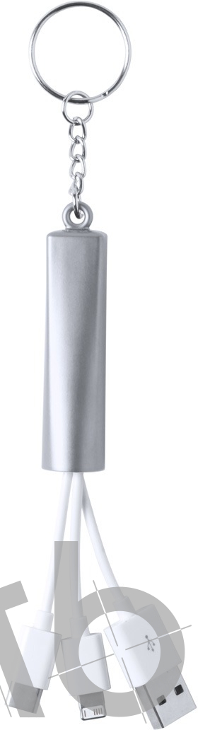 Кабель-брелок micro USB, USB-C и Lightning