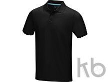 Рубашка поло «Graphite» из натуральных материалов, мужская