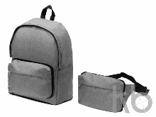 Рюкзак из переработанного пластика «Extend» 2-в-1 с поясной сумкой