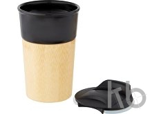 Фарфоровая кружка «Pereira» с бамбуковой внешней стенкой