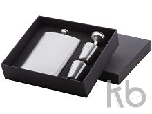 Набор: фляжка, 2 стопки и воронка