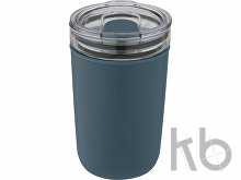 Стеклянная кружка «Bello» с внешней стенкой из переработанного пластика