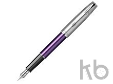 Ручка перьевая Parker «Sonnet Essentials Violet SB Steel CT»