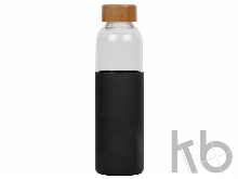 Стеклянная бутылка для воды в силиконовом чехле «Refine»