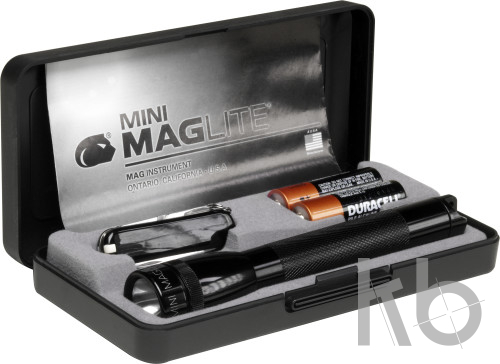 Aluminium torch Mag-lite mini with pocket knife Victorinox
