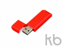 USB 2.0- флешка на 32 Гб с оригинальным двухцветным корпусом