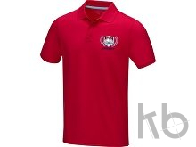 Рубашка поло «Graphite» из натуральных материалов, мужская