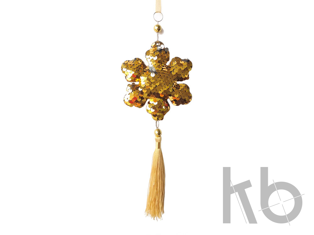 Новогоднее подвесное  украшение «Золото»