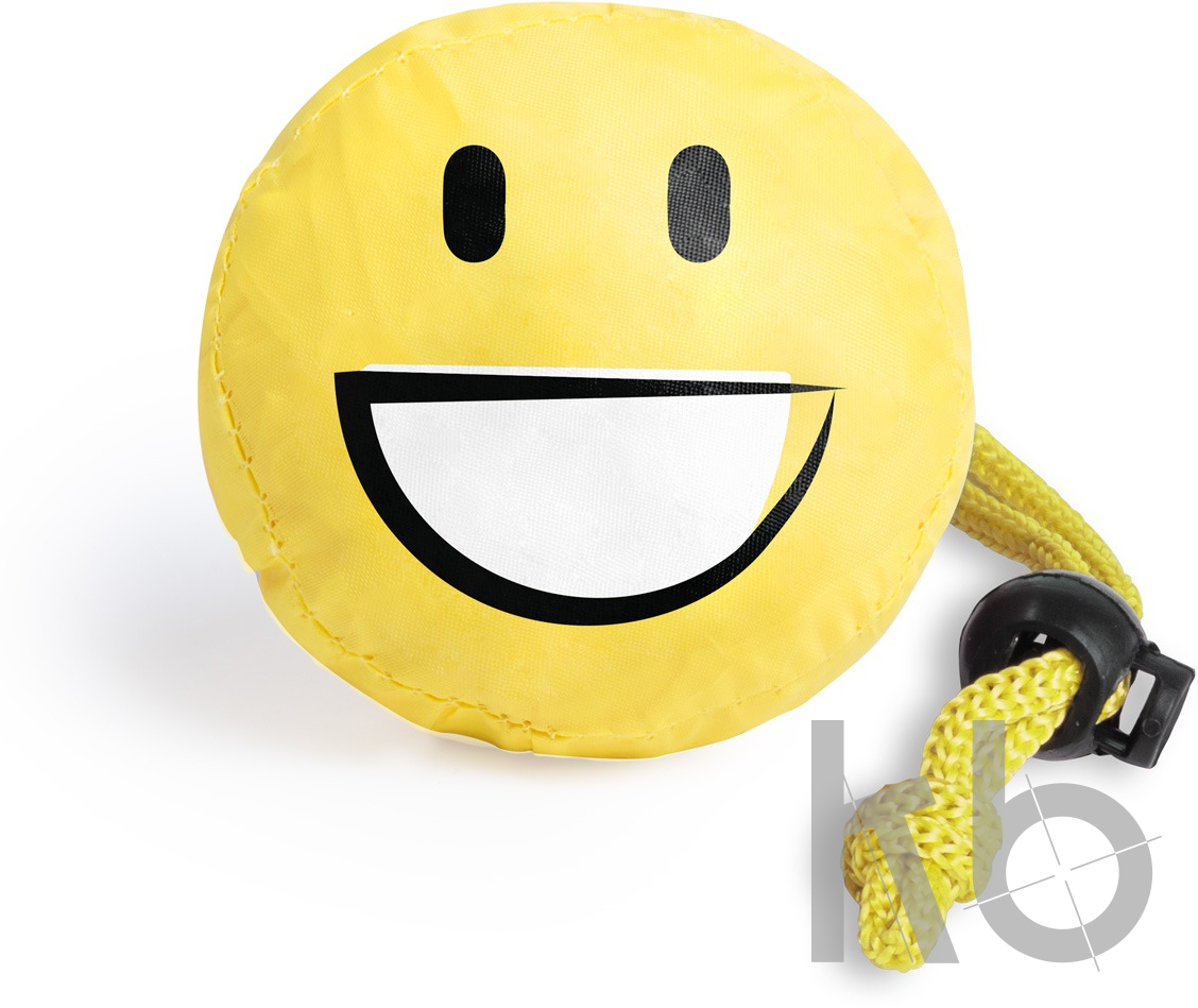 Складная сумка для покупок в форме смайлика