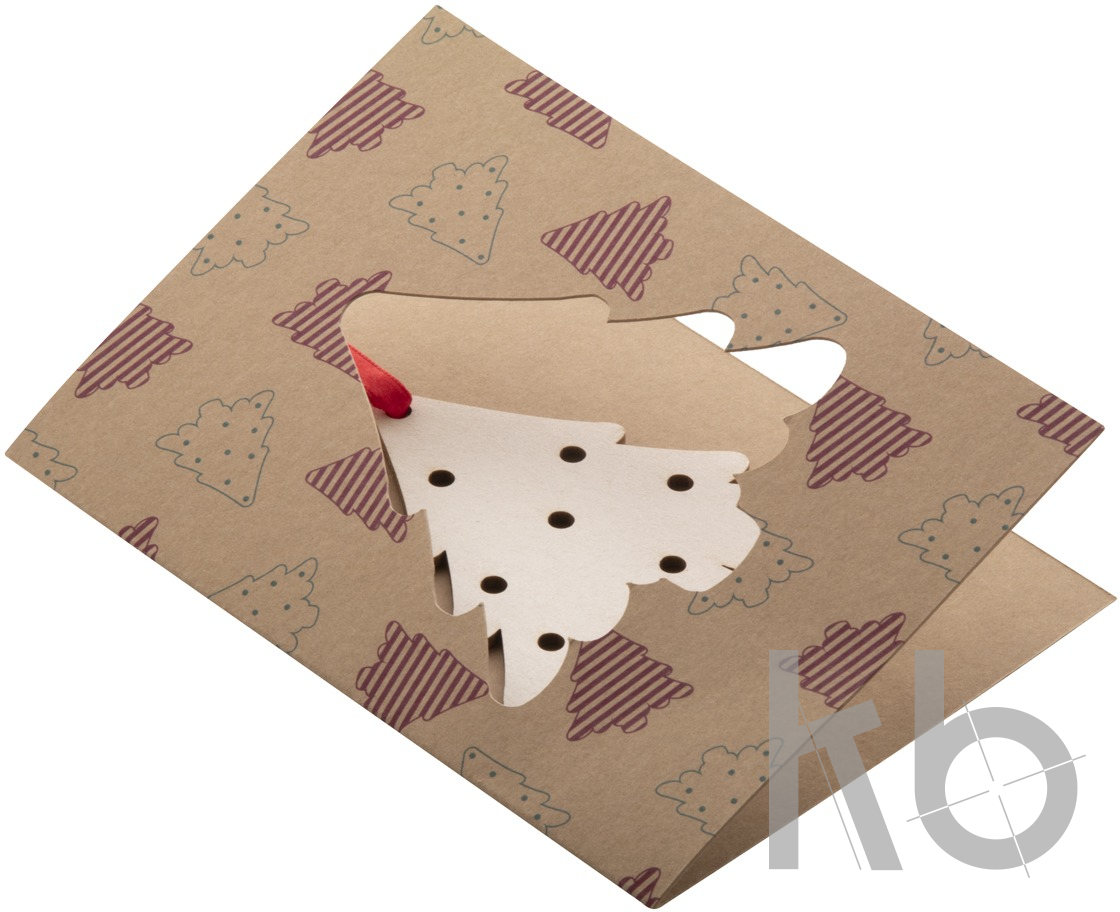 Christmas card, tree