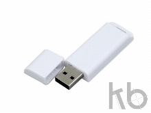 USB 2.0- флешка на 32 Гб с оригинальным двухцветным корпусом