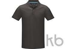Рубашка поло «Graphite» из натуральных материалов, мужская