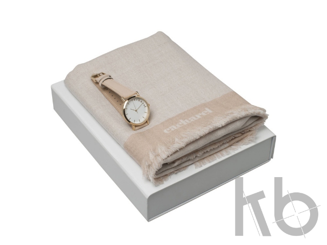 Подарочный набор Bird : шарф, часы наручные