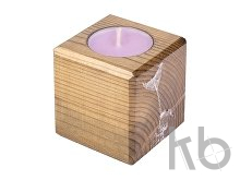 Свеча в декоративном подсвечнике «Лаванда»