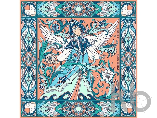 Платок «Царевна Лебедь»