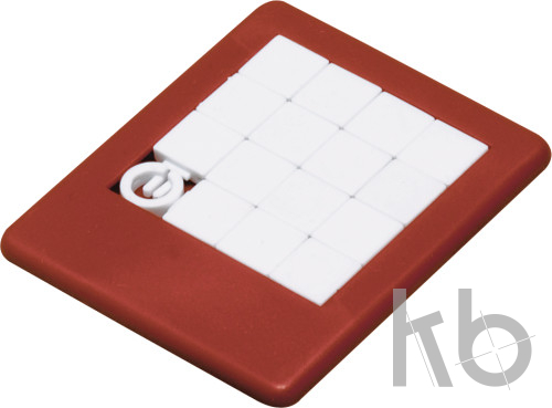 Plastic sliding puzzle