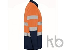 Рубашка поло со светоотражающими полосами «Polaris» с длинным рукавом, мужская