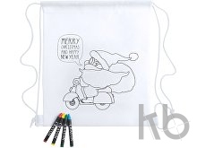 colouring drawstring bag