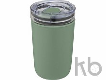 Стеклянная кружка «Bello» с внешней стенкой из переработанного пластика