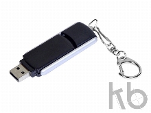 USB 3.0- флешка промо на 32 Гб с прямоугольной формы с выдвижным механизмом