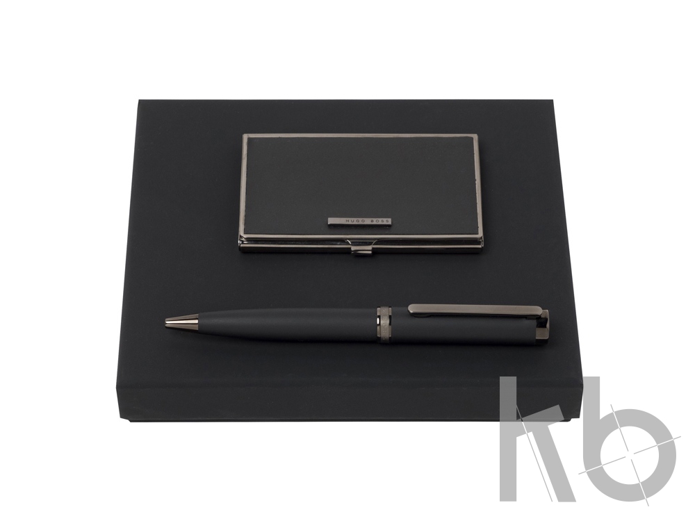 Подарочный набор: визитница, ручка шариковая