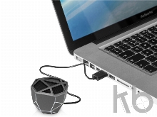 Портативная колонка «Geo», белая подсветка