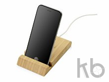 Беспроводное зарядное устройство из бамбука «Jetty», 10 Вт