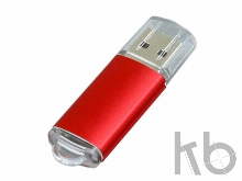USB 2.0- флешка на 64 Гб с прозрачным колпачком