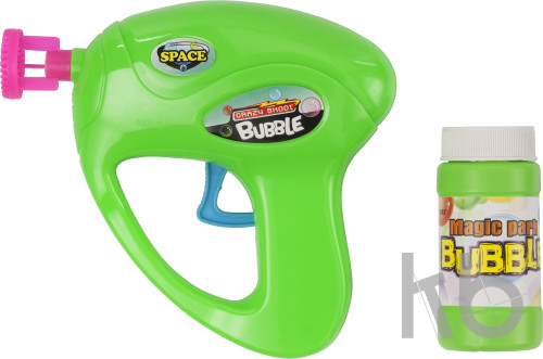 Plastic bubble gun
