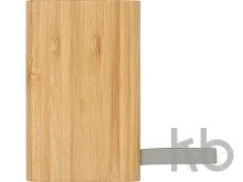 Портативное зарядное устройство «Tulda» из бамбука, 5000 mAh