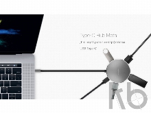 Хаб USB Type-C Hub Metal