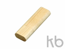 USB 2.0- флешка на 16 Гб эргономичной прямоугольной формы с округленными краями