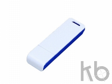 USB 2.0- флешка на 32 Гб с оригинальным двухцветным корпусом