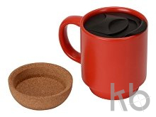 Кружка с пробковым дном и крышкой «Denpasar»