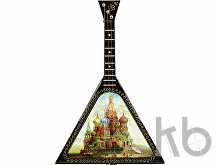 Подарочный набор «Музыкальная Россия»: балалайка, книга «Россия»