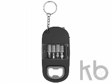 Брелок-открывалка с отвертками и фонариком «Uni» софт-тач