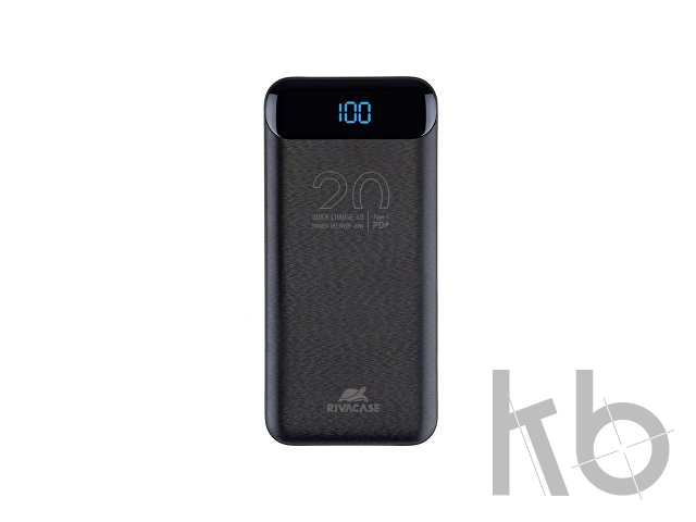 Внешний аккумулятор с дисплеем, 20000 mAh