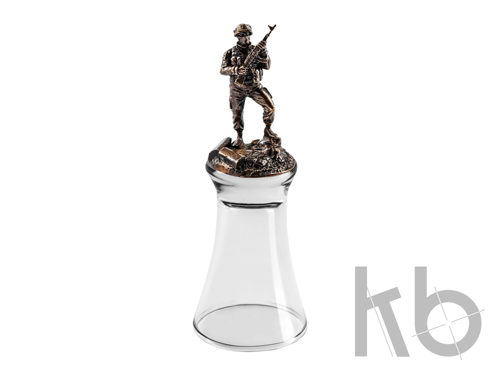 Подарочная стопка-чарка армейская