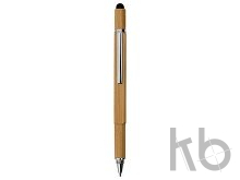 Ручка-стилус из бамбука «Tool» с уровнем и отверткой