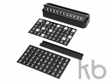 Табличка «Tempark» с номером телефона для временной парковки