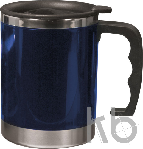 Stainless steel and AS double walled mug