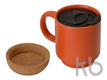 Кружка с пробковым дном и крышкой «Denpasar»