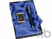 Набор «Акра»: ручка-зажигалка, пепельница