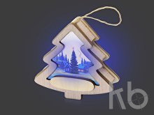 Новогодняя подвеска с подсветкой «Ёлочка» с индивидуальным дизайном