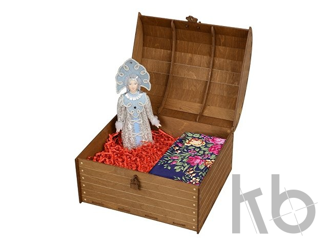 Подарочный набор «Новогоднее настроение»: кукла-снегурочка, платок