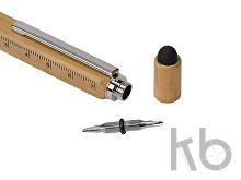 Ручка-стилус из бамбука «Tool» с уровнем и отверткой