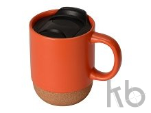 Кружка с пробковым дном и крышкой «Denpasar»