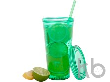 Стакан с трубочкой