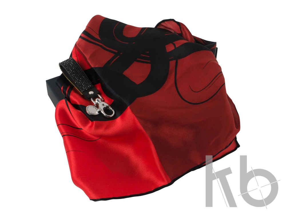 Набор: брелок, шелковый платок