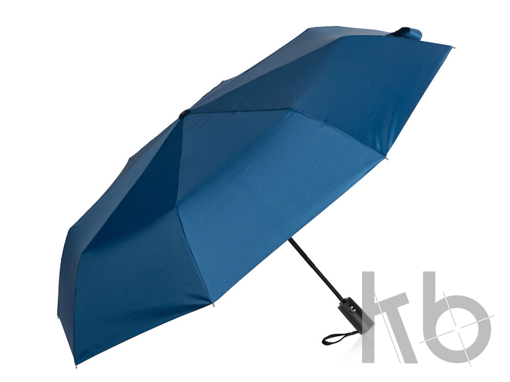 Зонт-автомат Reviver с куполом из переработанного пластика